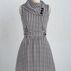 Modcloth houndstooth dress